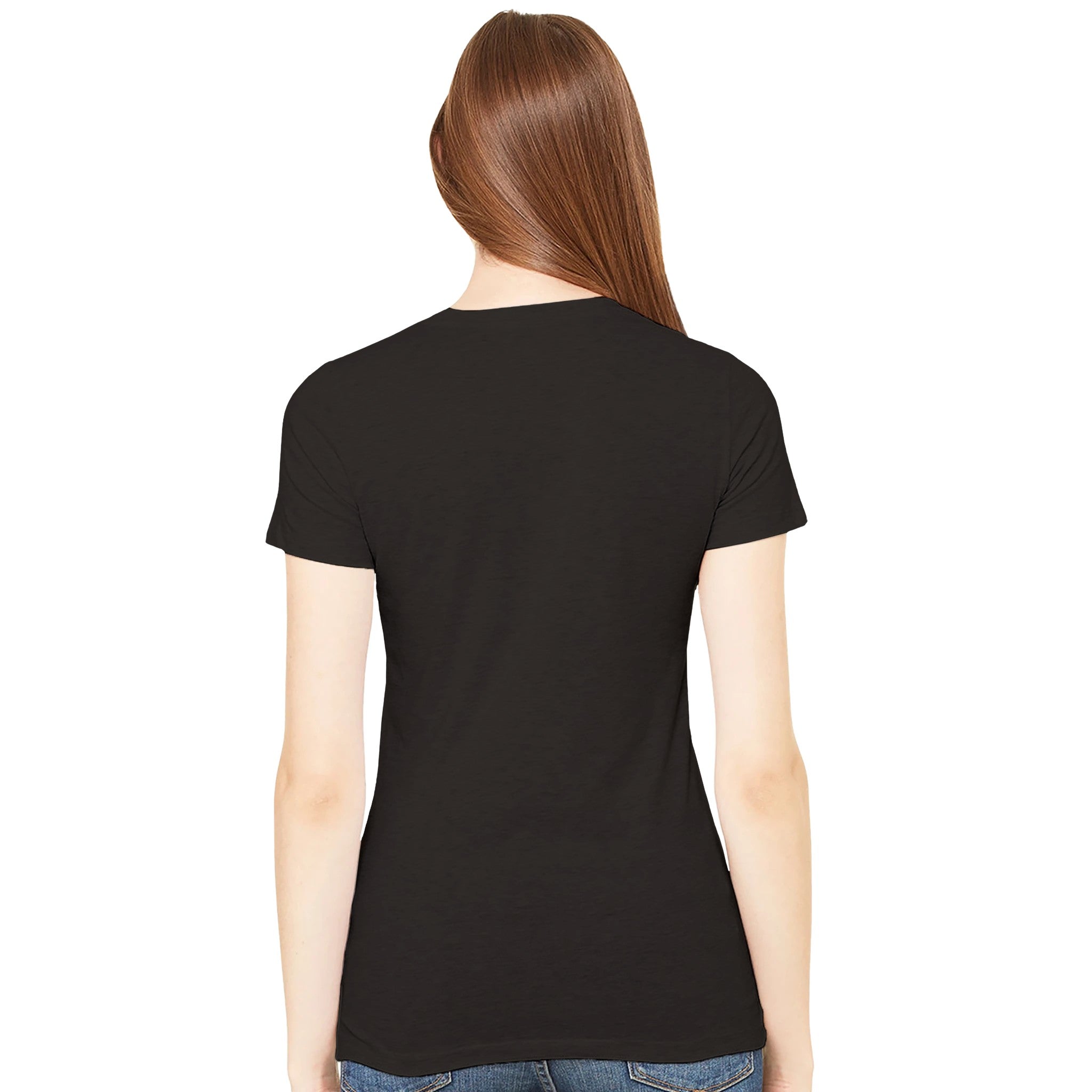 Bella Canvas 6004 Black Tshirt Back