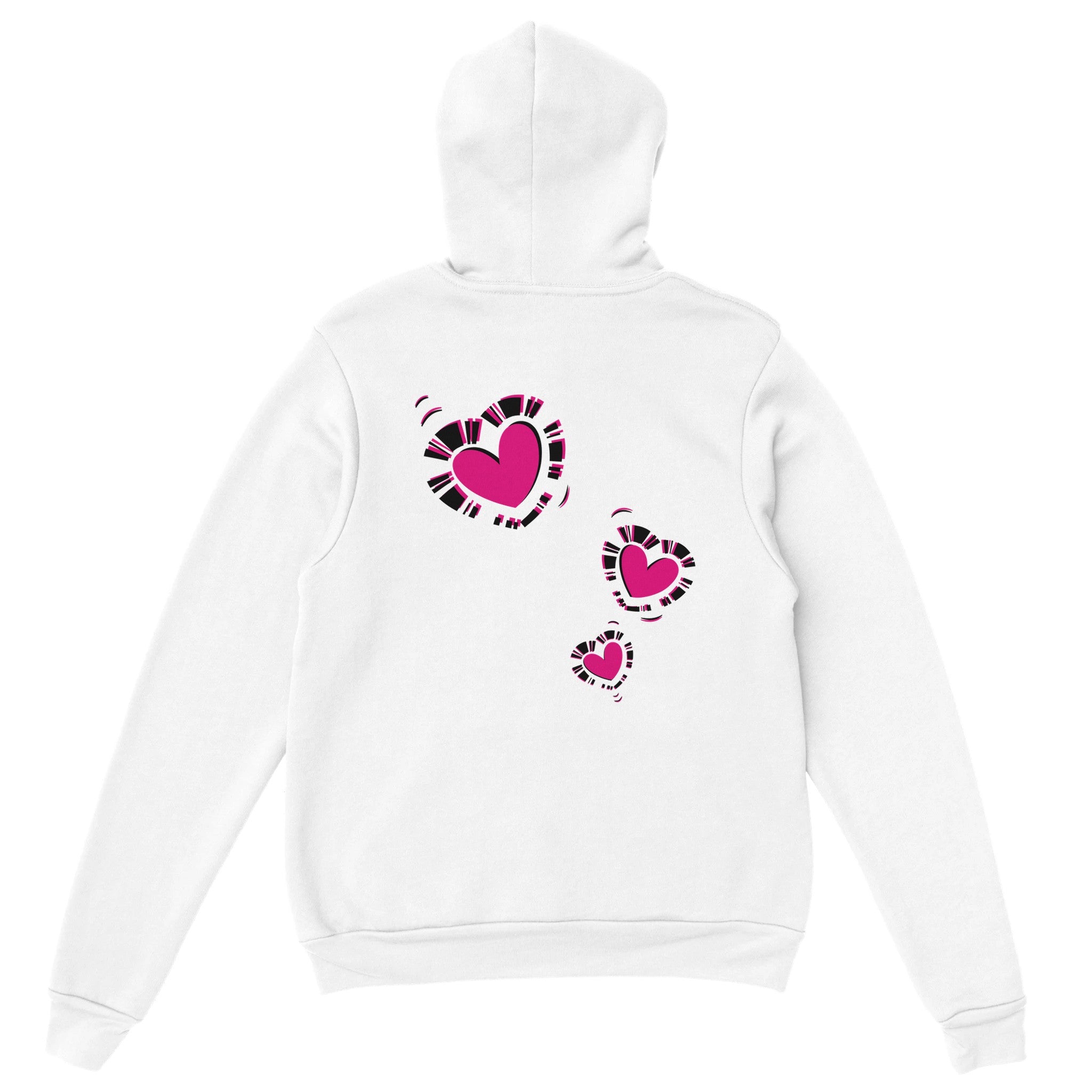 Love is Love White Hoodie | Soft Popular Heavy Cotton Blend | Women&