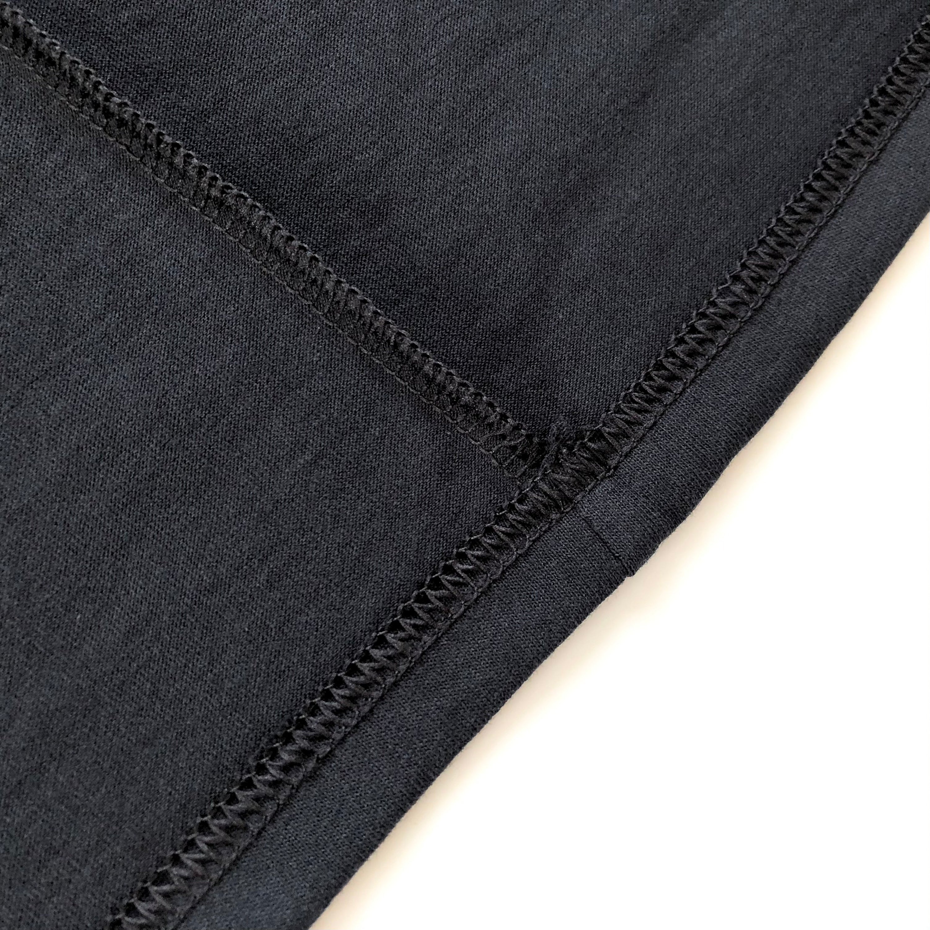 Super Soft Regular Lightweight Premium Blend Black T-shirt Inner Seam