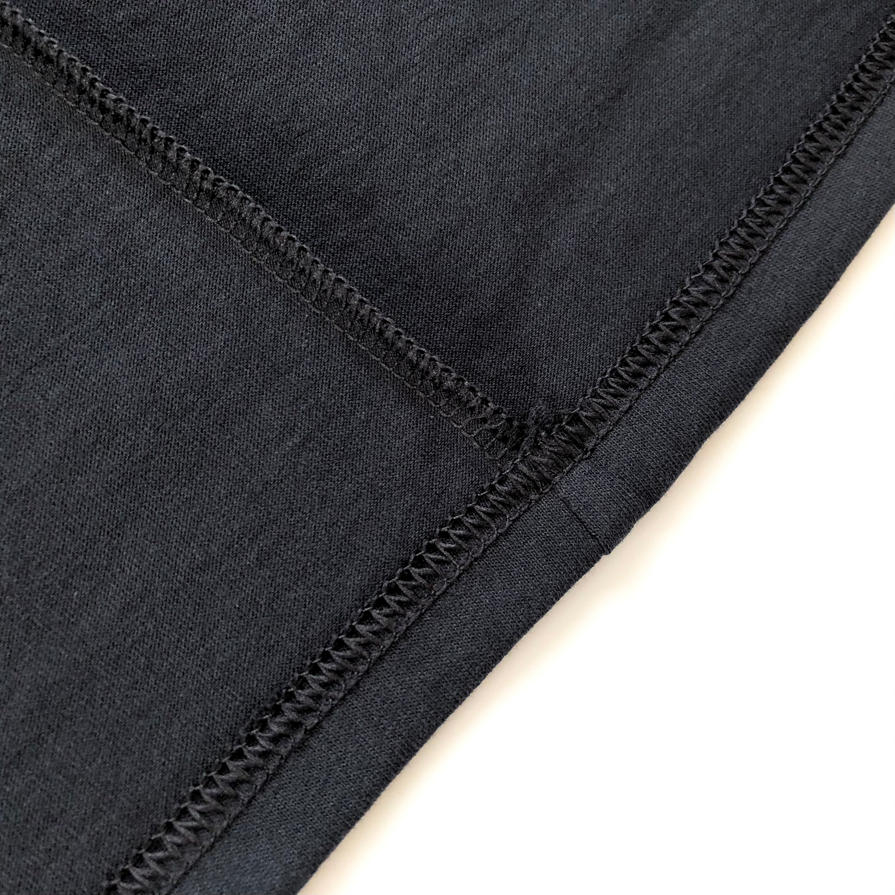 Super Soft Regular Lightweight Premium Blend Black T-shirt Inner Seam