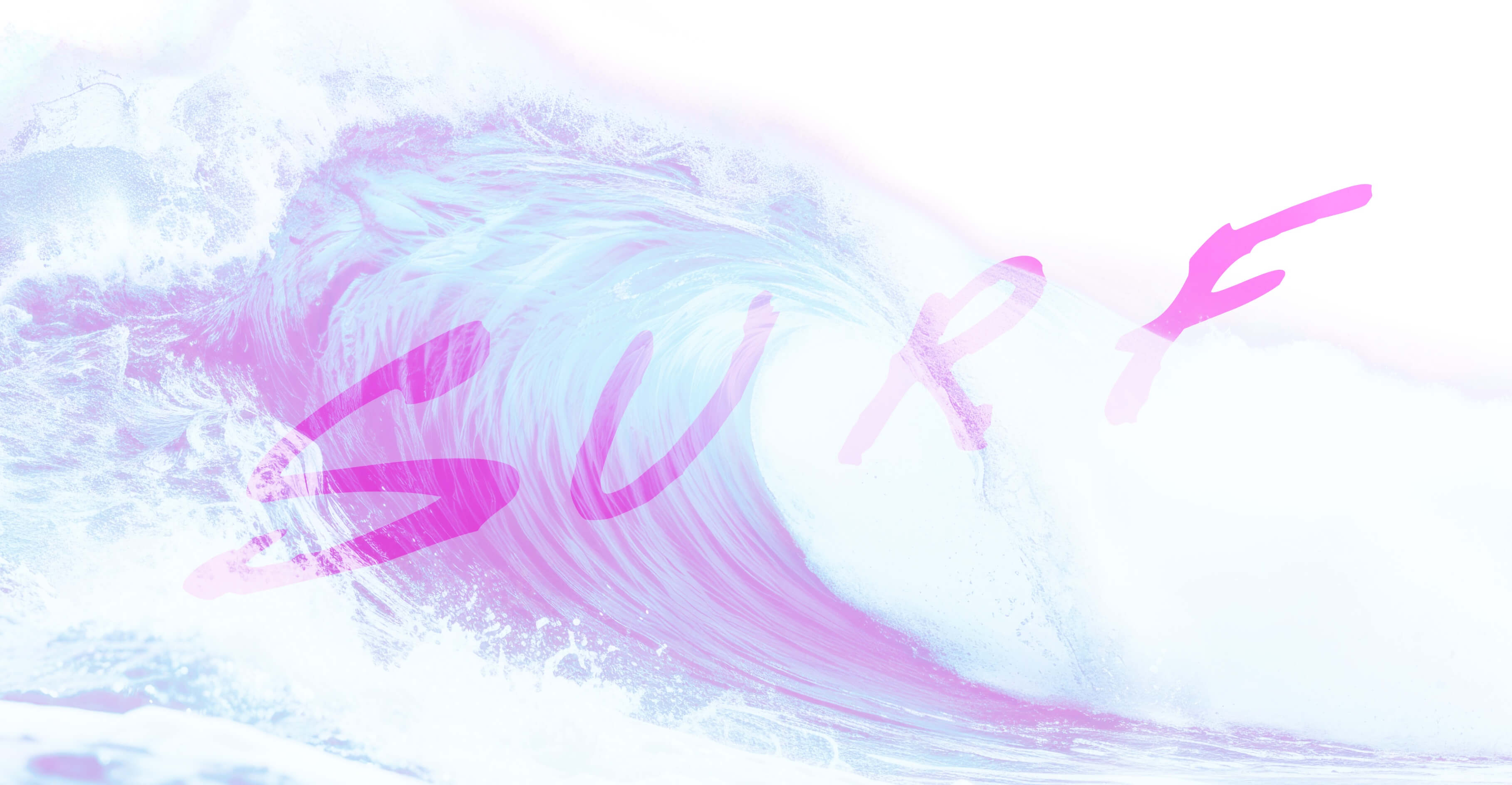Surf Banner With a Wave In the Background