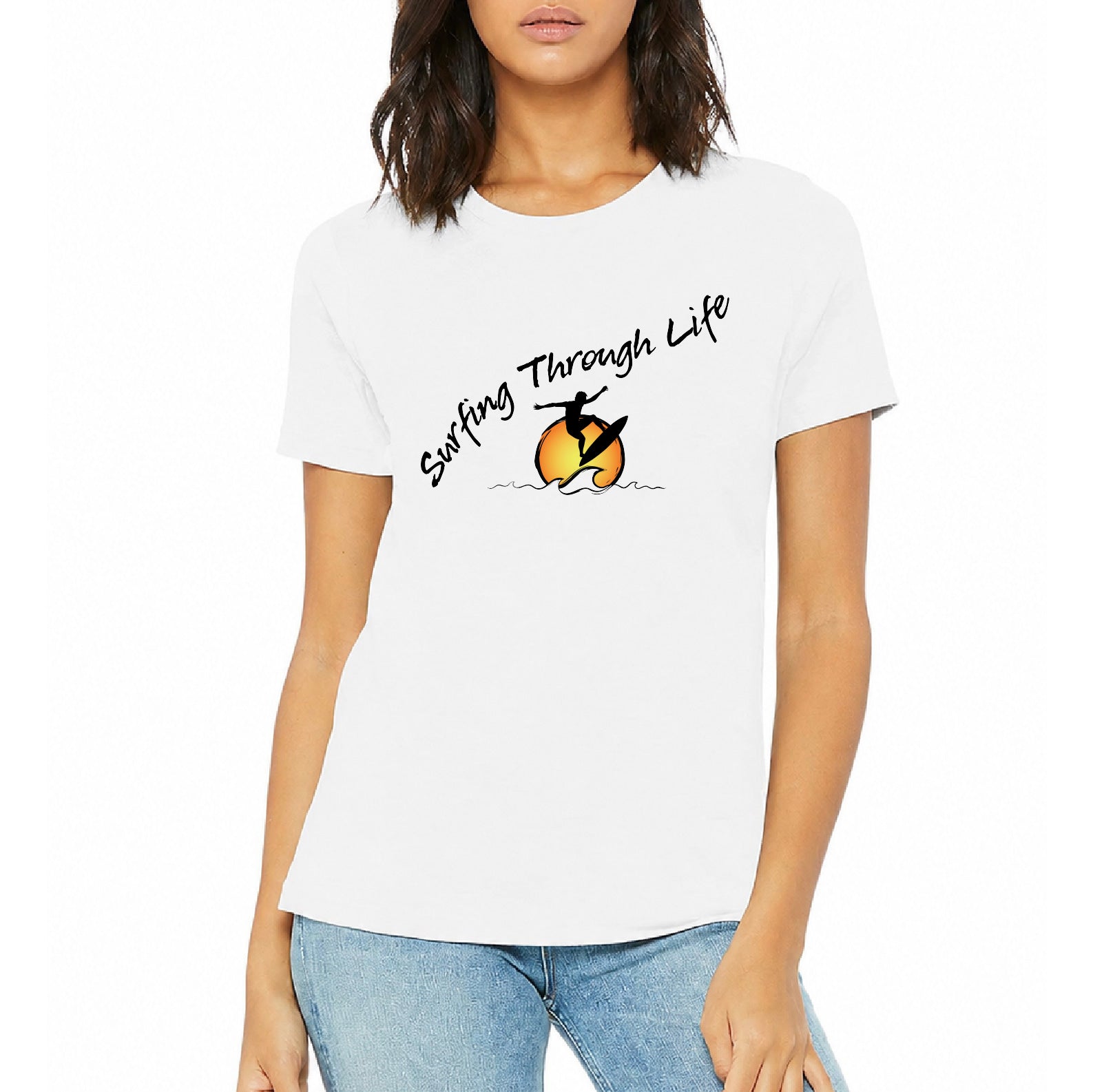 Surfing Through Life Relaxed Surf T-Shirt