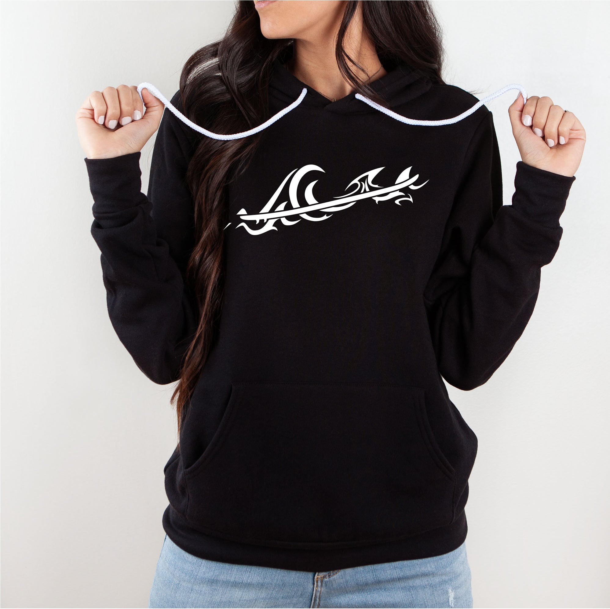 Tribal Wave Classic Premium Surf Hoodie | Unisex