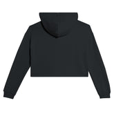 Bella Canvas cropped hoodie 7502 black Back