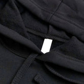 Black Cropped Hoodie | Women&