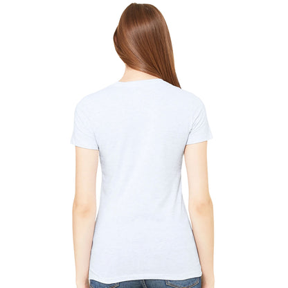 Classic Slim Long-Length Body Premium Cotton White T-shirt Back 