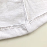 Classic Slim Long-Length Body Premium Cotton White T-shirt Inner Seam 