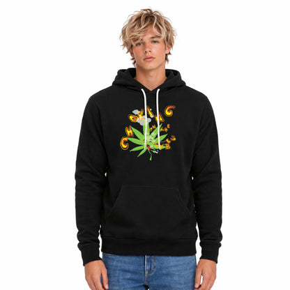 420 Weed Cartoon Classic Premium Hoodie by an Indie Artist | Unisex