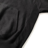 Heavyweight Black Hoodie | Unisex Wear | Easywear Street Look | FreeStyle Design | Image 4