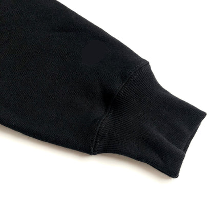 Heavyweight Black Hoodie | Unisex Wear | Easywear Street Look | FreeStyle Design | Image 3