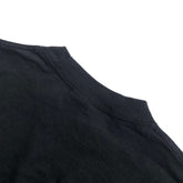 Heavyweight Oversized Drop-Shoulder USA Cotton Black T-shirt Crewneck Back Seam