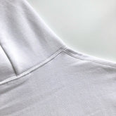 Heavyweight White Hoodie | Unisex Wear | Easywear Street Look | Laidback Fashion Look | Image 4