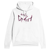 Simply Perfect Punk Slogan White Hoodie | Soft Premium Cotton-Poly Fleece Blend | Women&