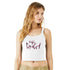 Simply Perfect Punk Slogan White Strap Top | Light and Soft Premium Cotton-Poly Blend | Women&