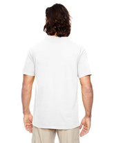 Soft Classic Midweight 100% Organic Cotton White T-shirt Back 