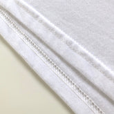 Soft Classic Midweight 100% Organic Cotton White T-shirt Bottom Hem 