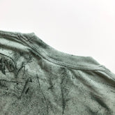 Soft USA Premium Cotton Relaxed Heavyweight Eco Dye Fern Color Blast T-shirt Crewneck Back Seam