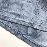 Soft USA Premium Cotton Relaxed Heavyweight Eco Dye Ocean Color Blast T-shirt Bottom Hem 