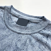 Soft USA Premium Cotton Relaxed Heavyweight Eco Dye Ocean Color Blast T-shirt Crewneck Seam