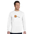 Sunset Street Surf Look 100% Organic Cotton White Long-Sleeve T-shirt | Men&