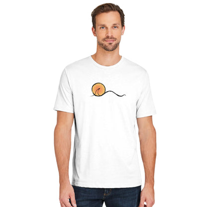 Sunset Street Surf Look Super Soft and Light Premium White T-shirt | Men&