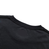 Super Soft Regular Lightweight Premium Blend Black T-shirt Crewneck Back Seam
