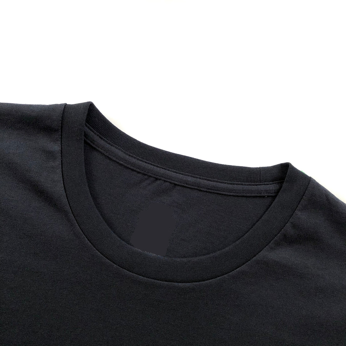 Super Soft Regular Lightweight Premium Blend Black T-shirt Crewneck Seam