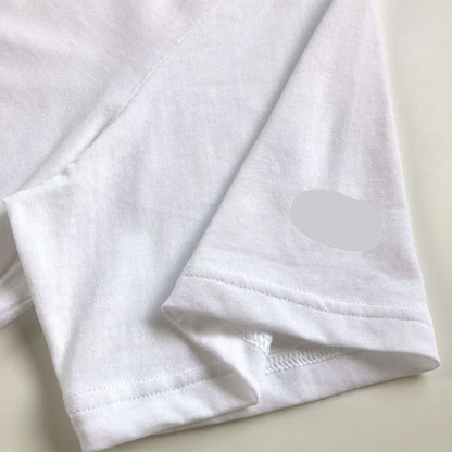 Super Soft Regular Lightweight Premium Blend White T-shirt Sleeve Hem 