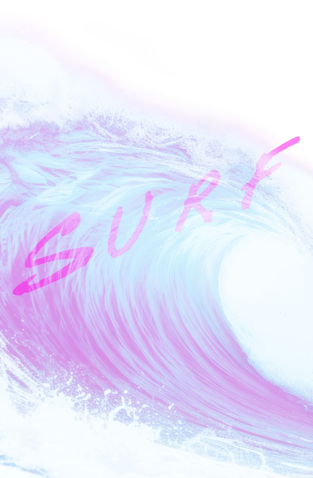 Surf Banner With a Wave In the Background