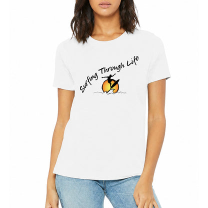 Surfing Through Life Relaxed Surf T-Shirt
