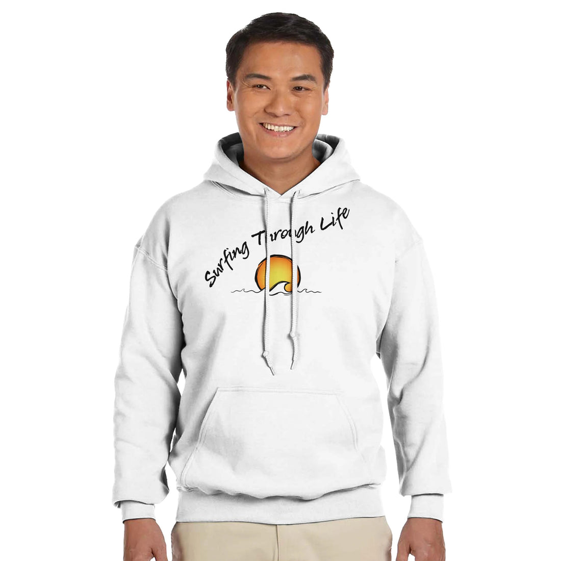 Surfing Through Life Surf Hoodie | Men&