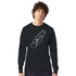 Tribal Surfboard Street Surf Look Black Long-Sleeve T-shirt | Classic Midweight Premium Cotton | Men&