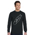 Tribal Surfboard Street Surf Look Black Long-Sleeve T-shirt | 100% Organic Cotton | Men&