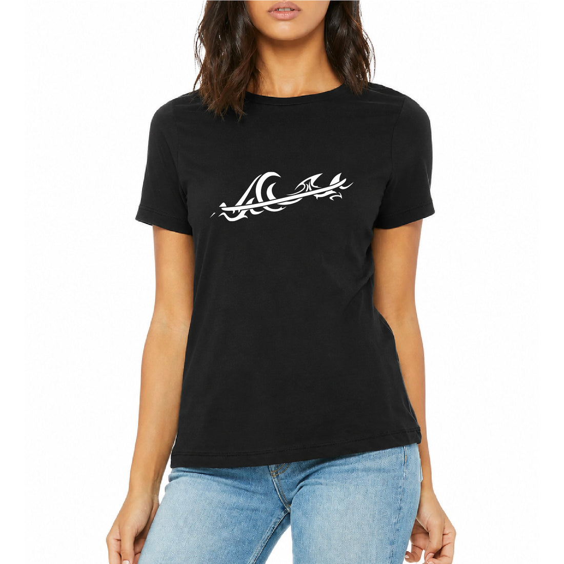 Tribal Wave Relaxed Surf T-Shirt
