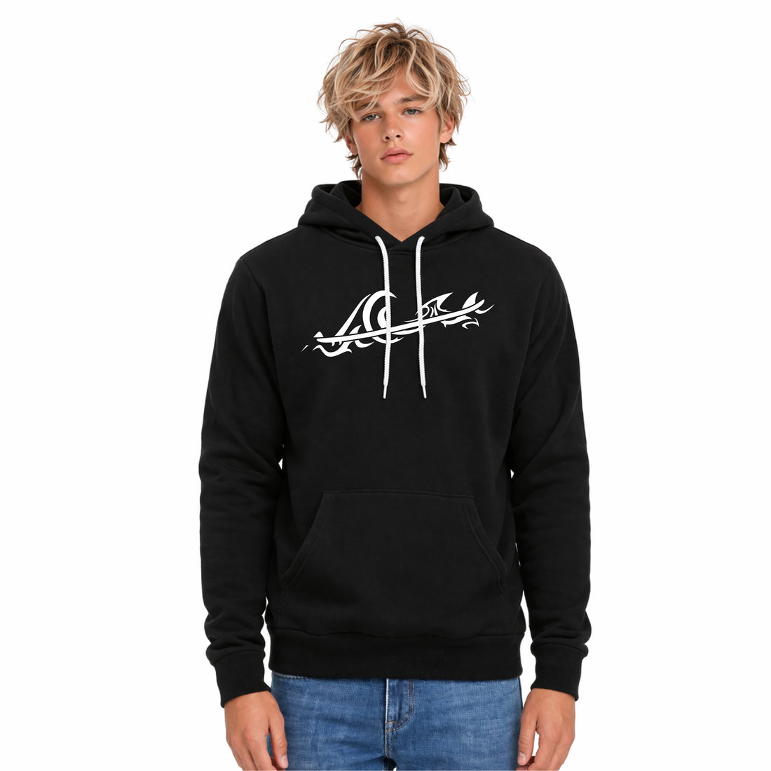Tribal Wave Classic Premium Surf Hoodie | Unisex