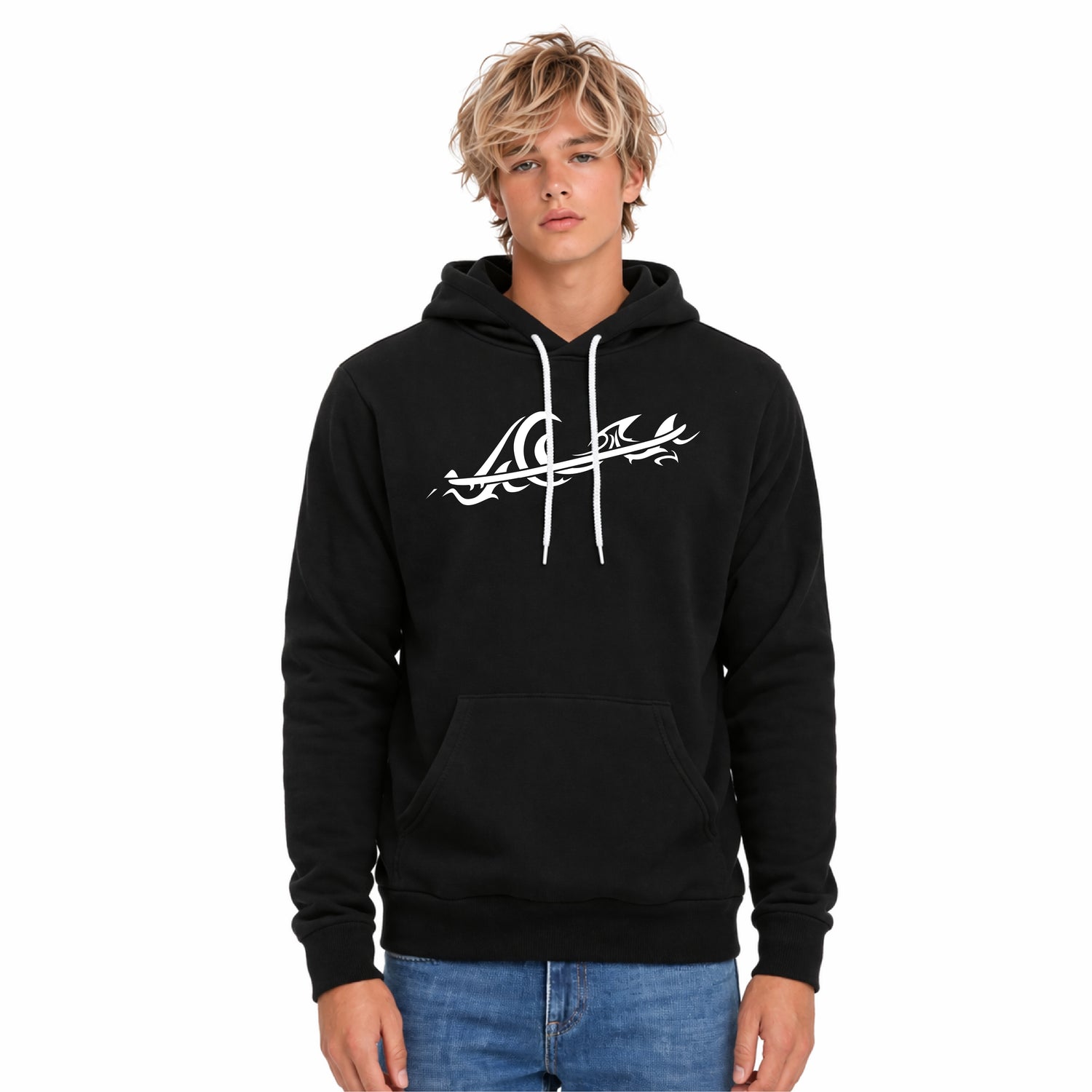 Tribal Wave Classic Premium Surf Hoodie | Unisex