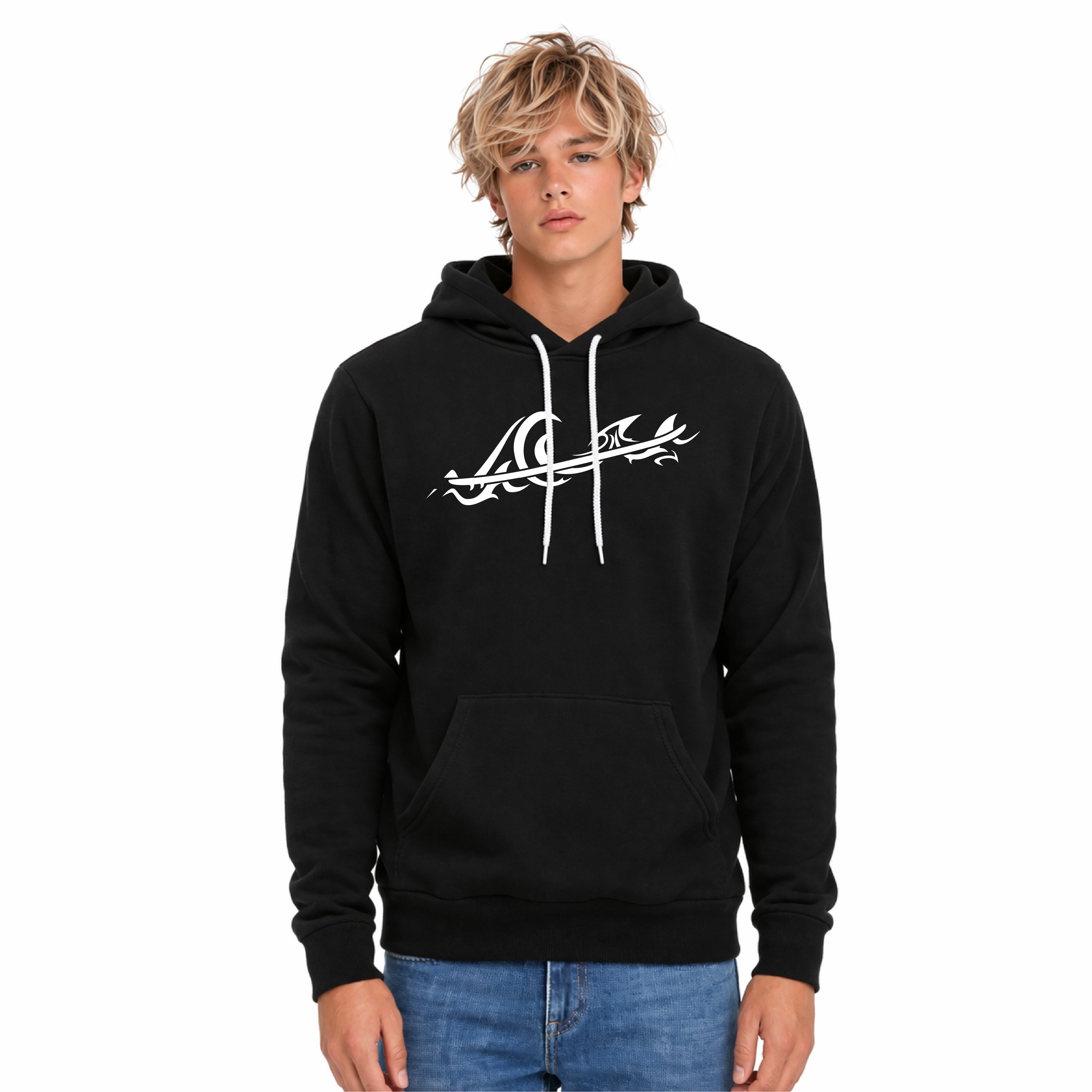 Tribal Wave Classic Premium Surf Hoodie | Unisex