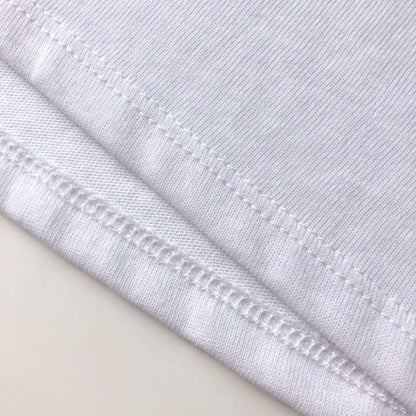 Ultra Light and Soft Premium Eco Blend White Crop Top Bottom Hem