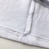 Ultra Light and Soft Premium Eco Blend White Crop Top Inner Seam