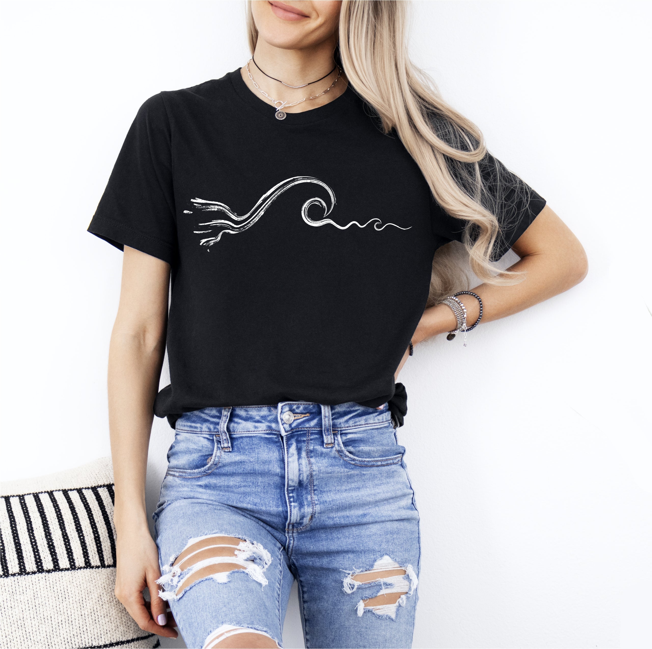 Wave Classic Surf T-Shirt by an Indie Artist | Unisex