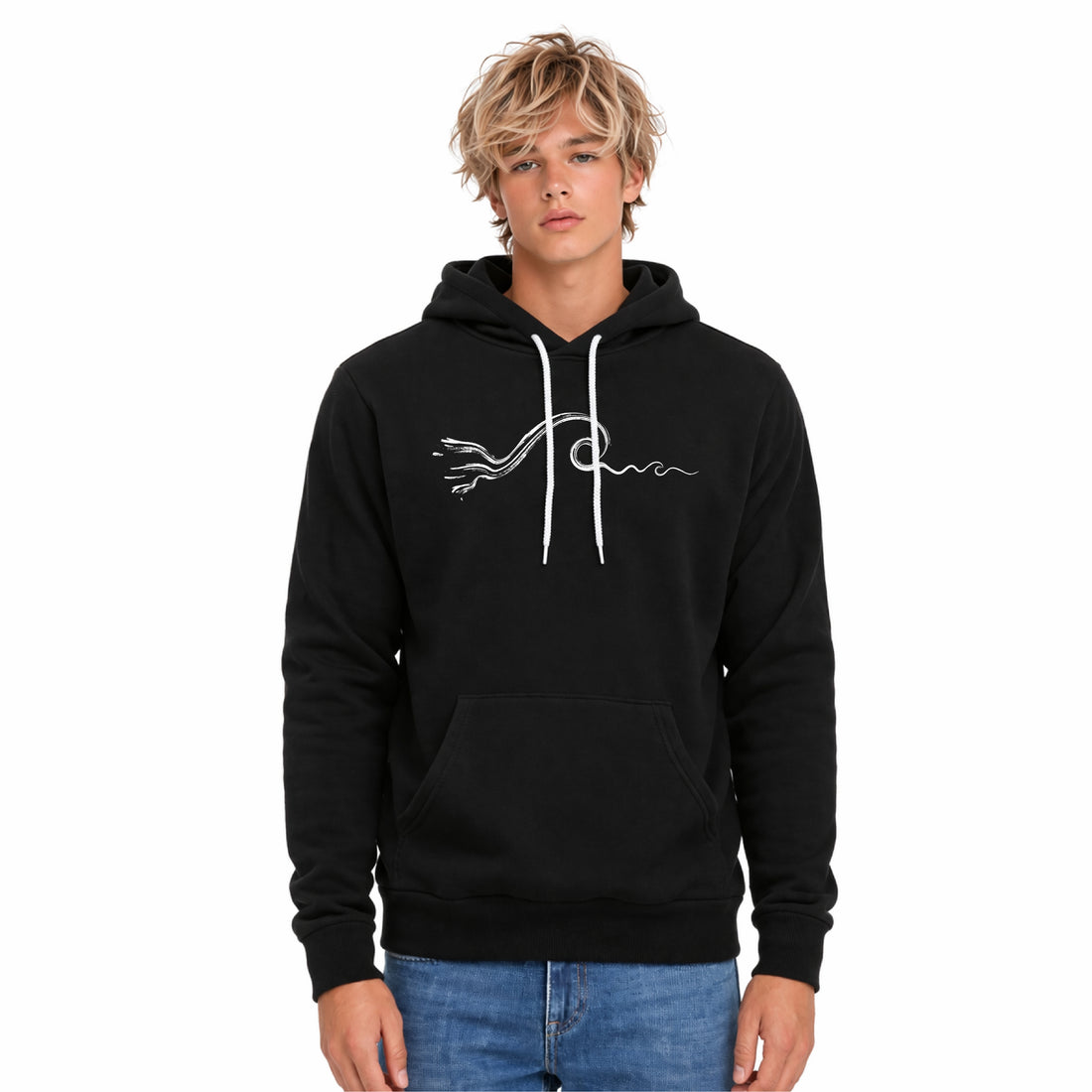 Wave Classic Premium Surf Hoodie by an Indie Artist | Unisex