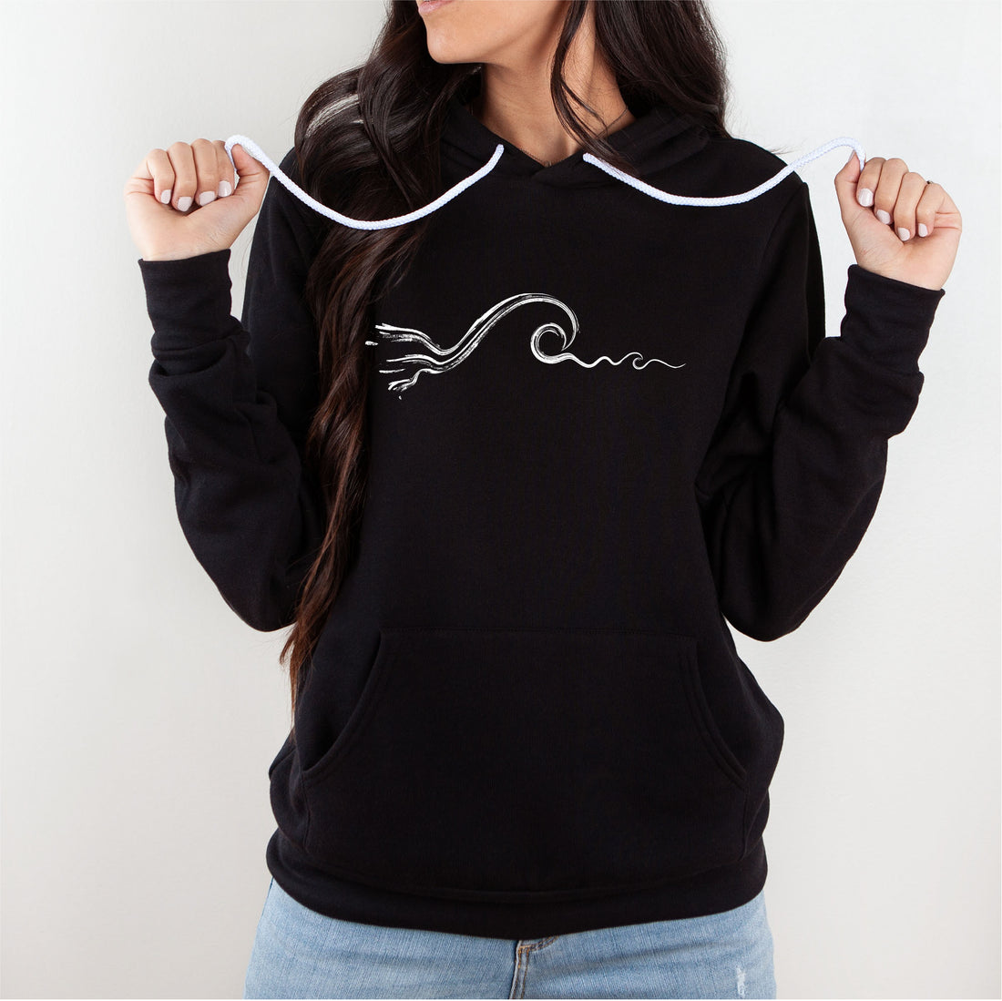 Wave Classic Premium Surf Hoodie by an Indie Artist | Unisex