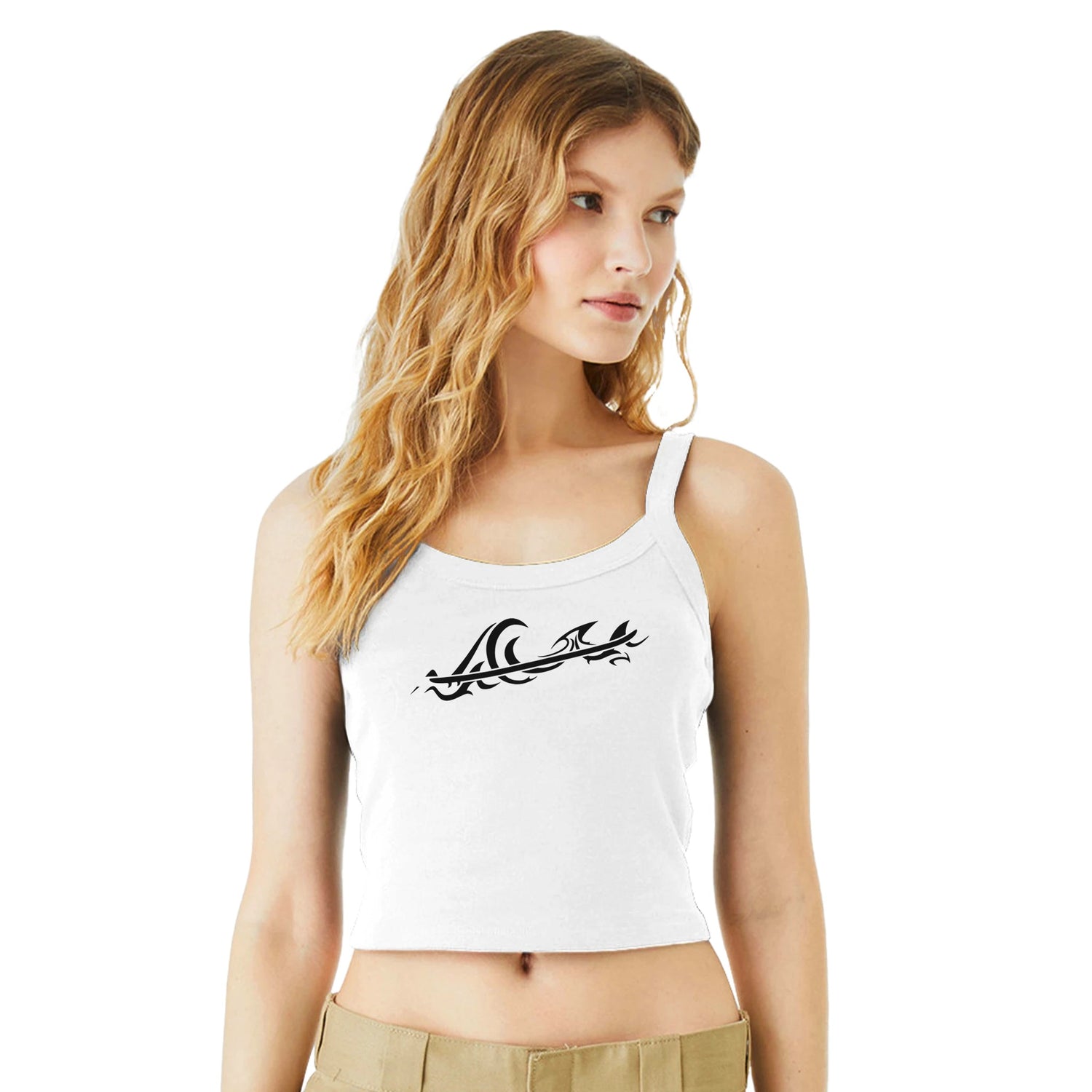 White Stretch Women&