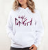 Women’s Premium White Classic Hoodie, Simply Perfect Graphic, Front