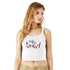 Women’s Stretch White Premium Strap Top, Simply Perfect Graphic, Front